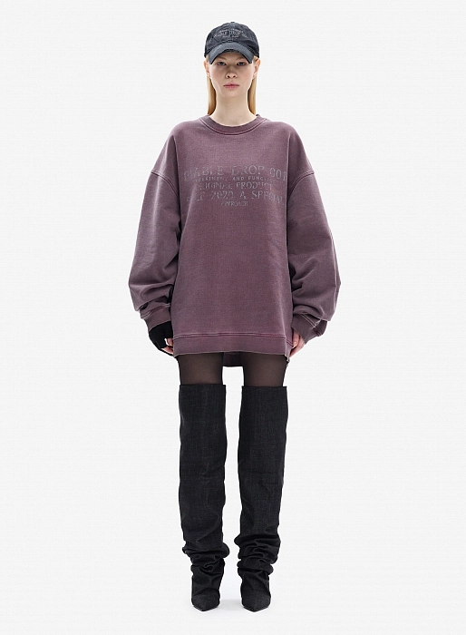 Свитшот FABLE FW2425 (Washed Purple)