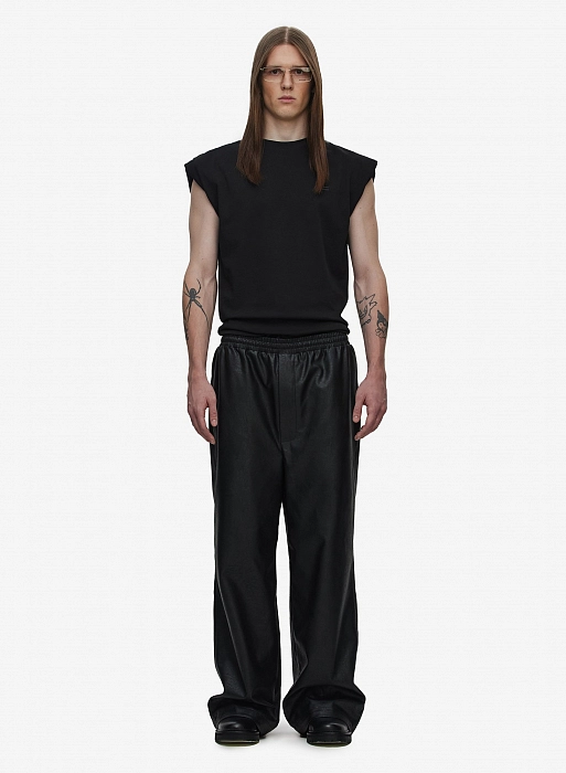Брюки кожаные FABLE FW2425 (Black)
