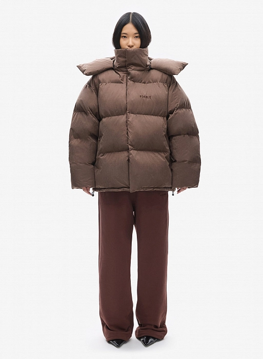 Пуховик FABLE TRACK FW2425 (Brown)