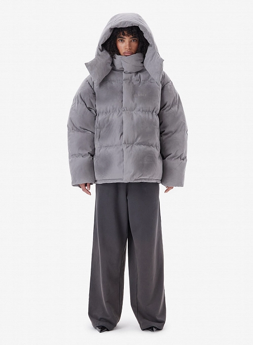 Пуховик FABLE DESTRESSED (Grey)