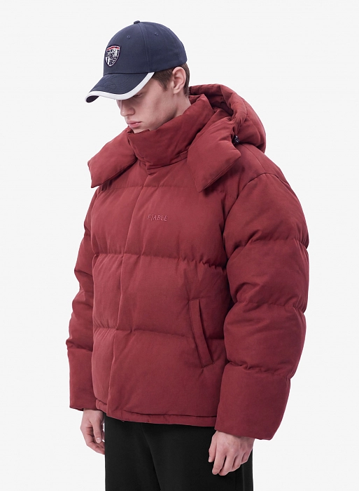 Пуховик FABLE UNIFORM (Burgundy)