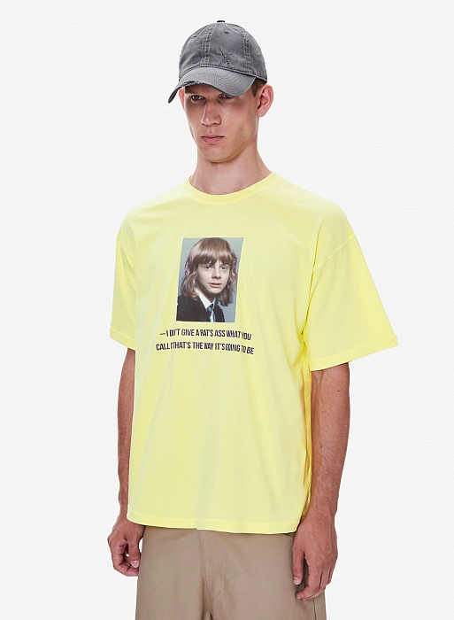 Футболка FABLE DON'T GIVE (Yellow)