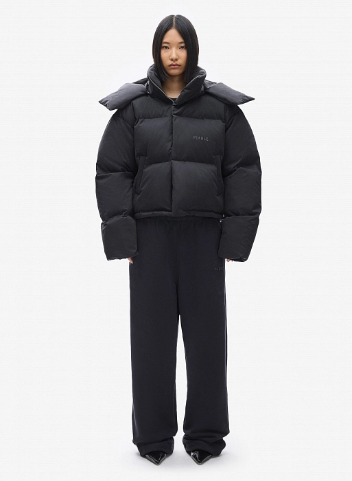 Пуховик FABLE UNIFORM CROP (Black)