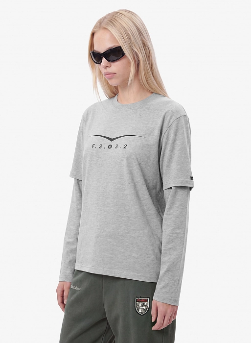 Лонгслив FABLE FS32 (Grey)