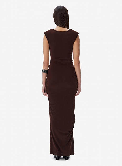 Платье FABLE SLEEVELESS MAXI (Brown)