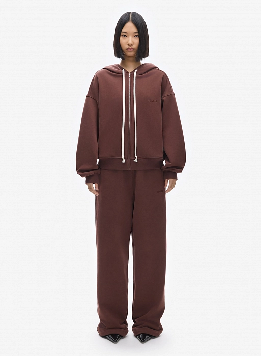 Худи zip FABLE UNIFORM (Reddish Brown)