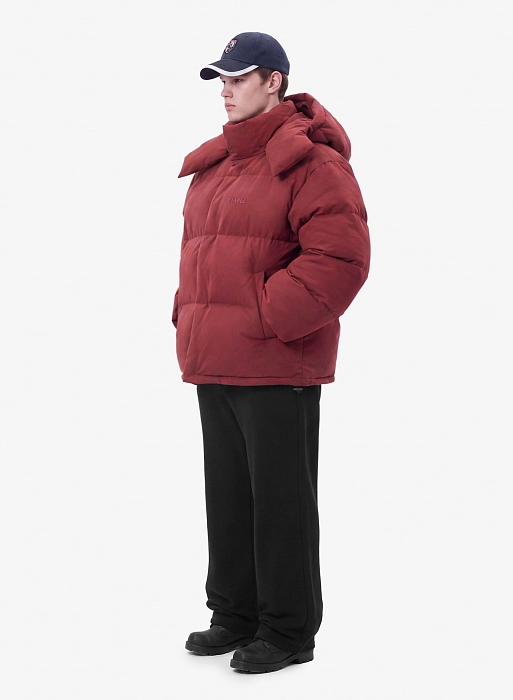 Пуховик FABLE UNIFORM (Burgundy)