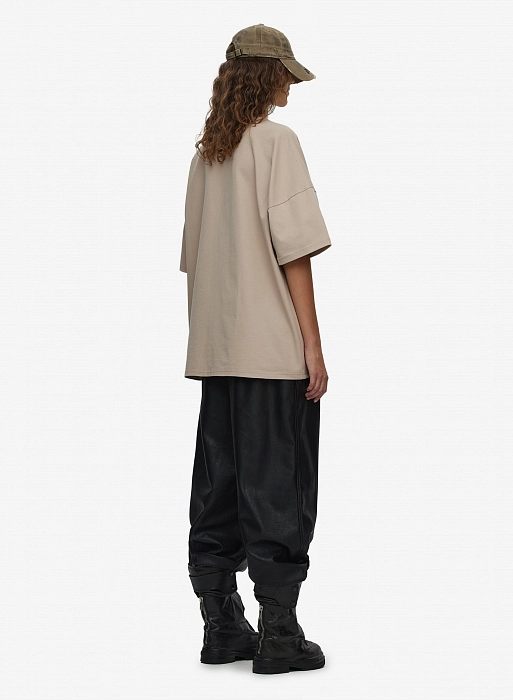 Футболка с принтом "ON FUTURE" FABLE FW2425 (Beige)