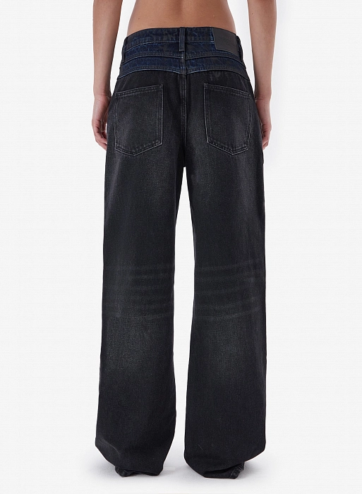 Джинсы FABLE BICOLOR (Black)