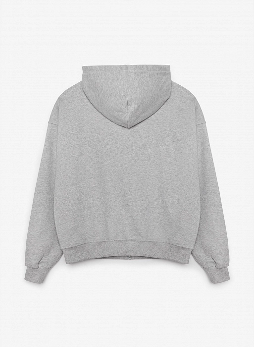 Худи zip FABLE UNIFORM NEW (Grey Melange)
