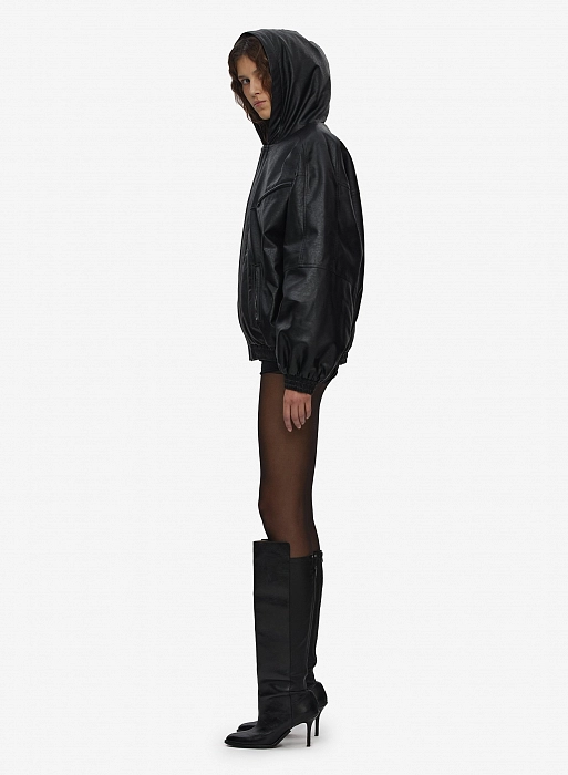 Куртка кожаная FABLE FW2425 (Black)