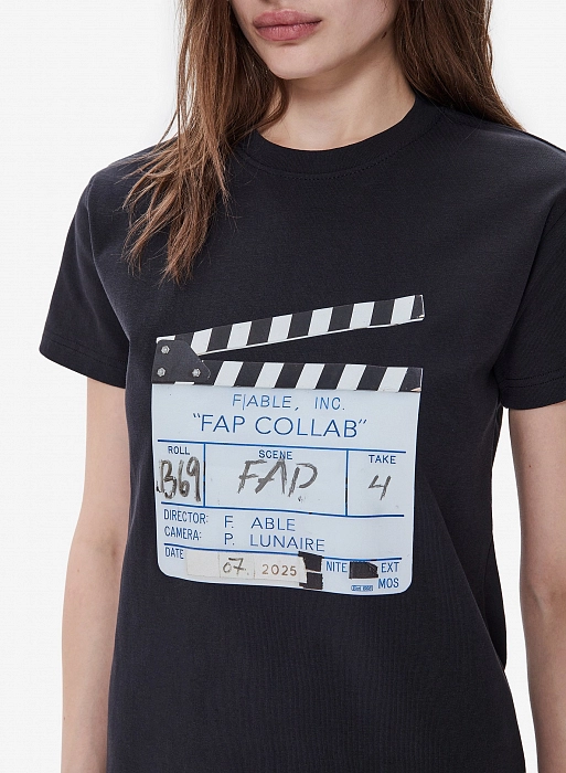 Футболка FABLE FAP COLLAB (Black)