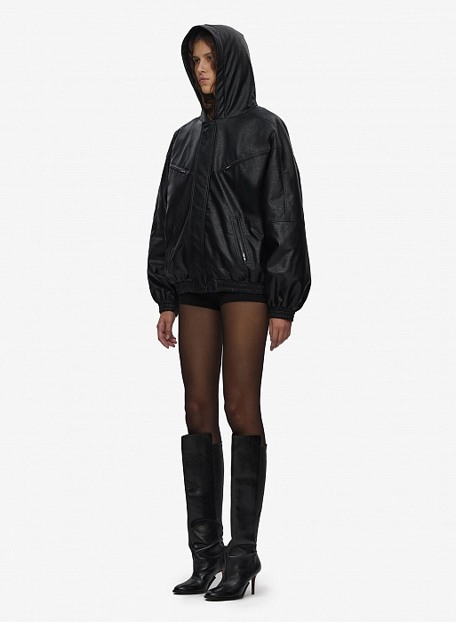 Куртка кожаная FABLE FW2425 (Black)
