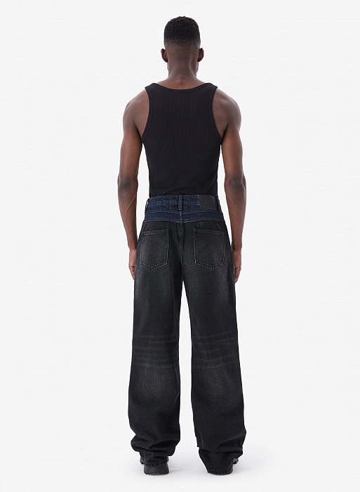 Джинсы FABLE BICOLOR (Black)