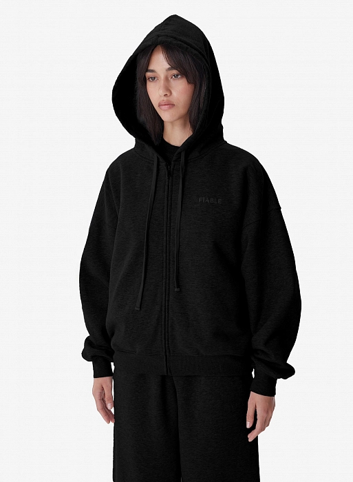 Худи zip FABLE UNIFORM (Black)