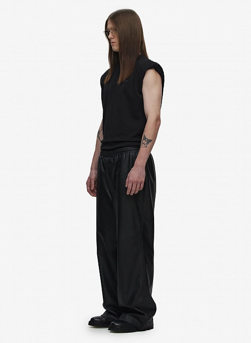 Брюки кожаные FABLE FW2425 (Black)