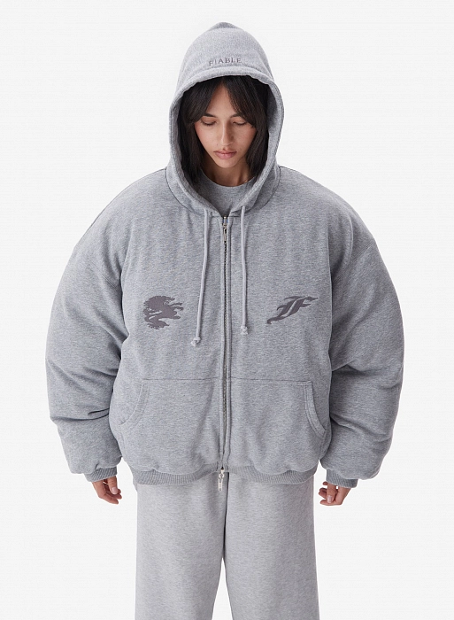 Бомбер FABLE REVERSIBLE (Grey)