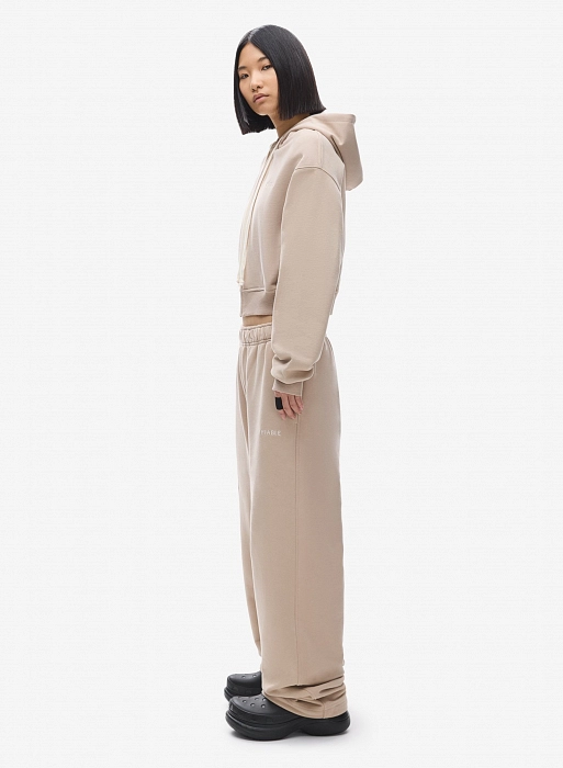 Худи zip crop FABLE UNIFORM (Beige Calf)