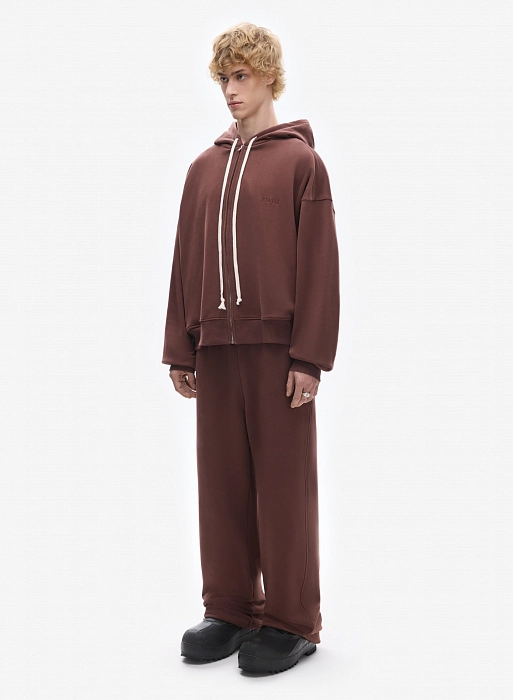 Худи zip FABLE UNIFORM (Reddish Brown)