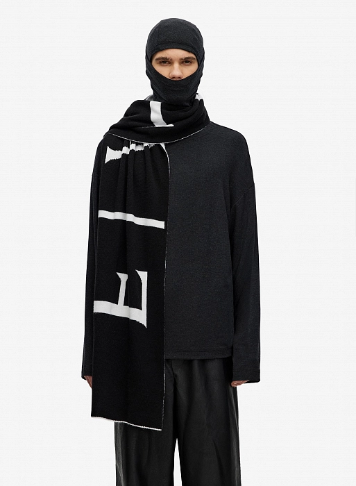 Шарф FABLE FW2425 (Black and White)