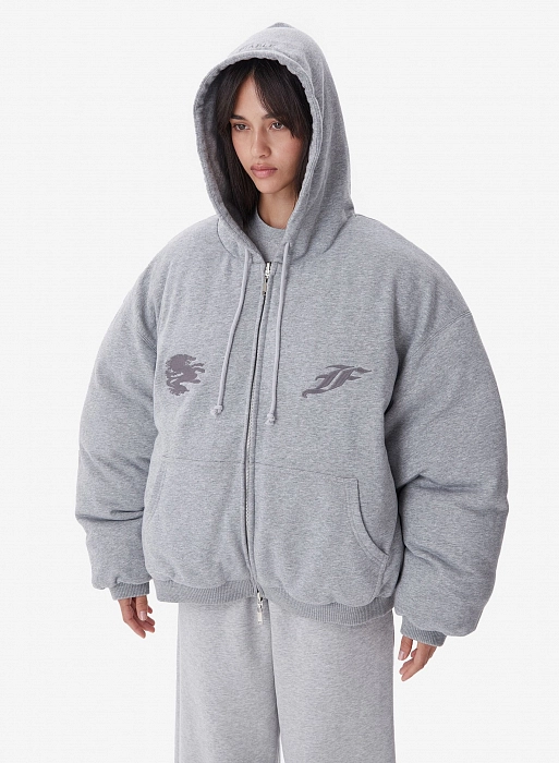 Бомбер FABLE REVERSIBLE (Grey)