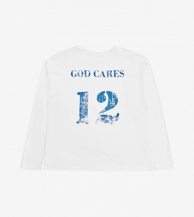 Лонгслив FABLE GOD CARES (White)
