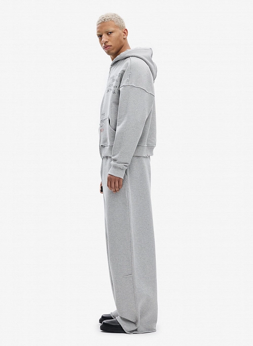 Худи zip FBL x Reva (Grey)