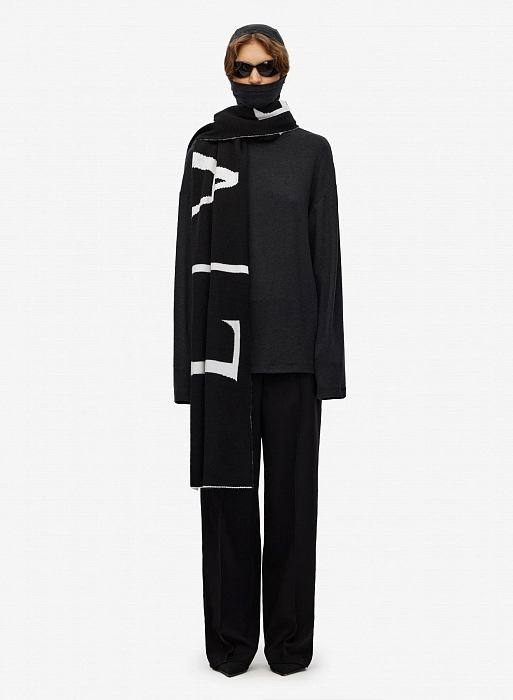 Шарф FABLE FW2425 (Black and White)