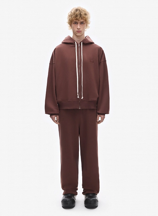 Худи zip FABLE UNIFORM (Reddish Brown)