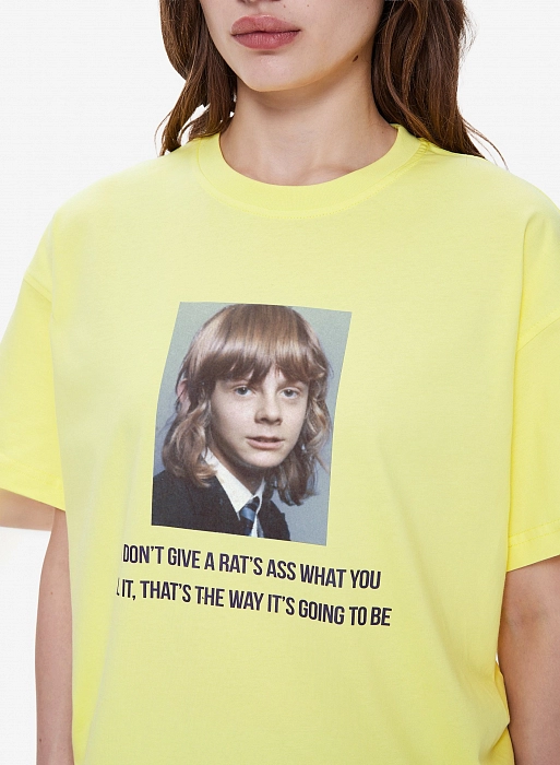 Футболка FABLE DON'T GIVE (Yellow)