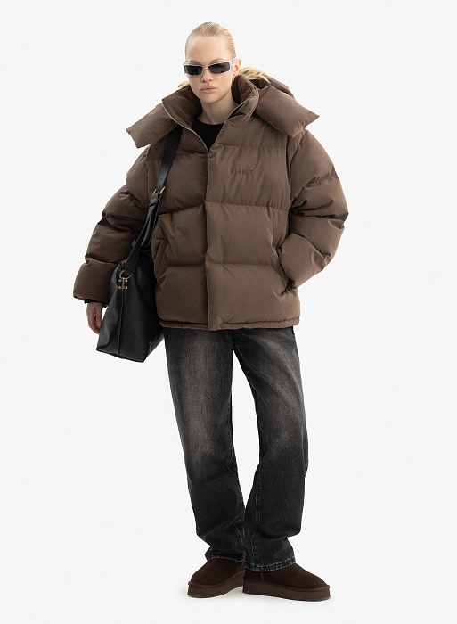 Пуховик FABLE TRACK FW2425 (Brown)
