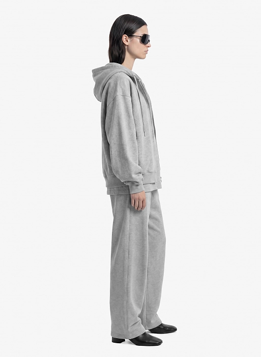 Худи zip FABLE UNIFORM NEW (Grey Melange)