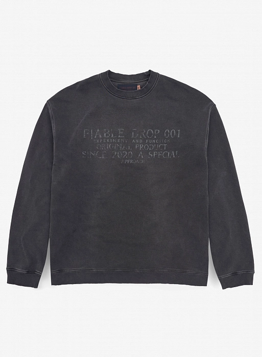 Свитшот FABLE FW2425 (Washed Graphite)