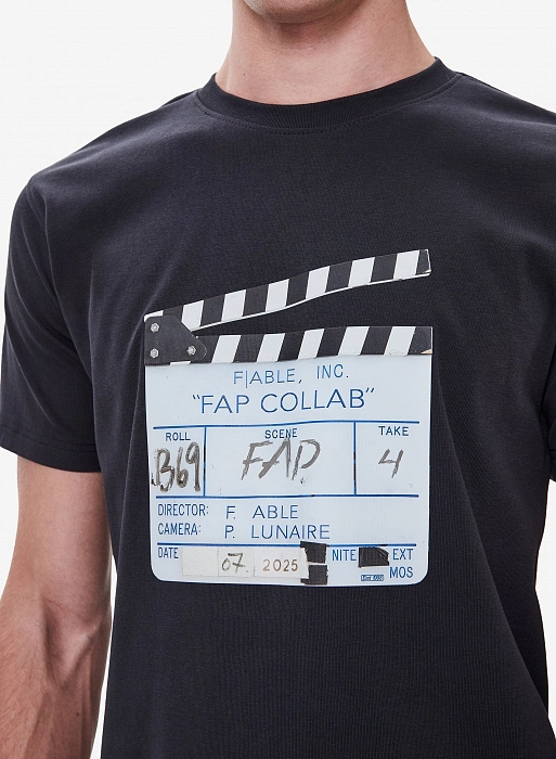 Футболка FABLE FAP COLLAB (Black)