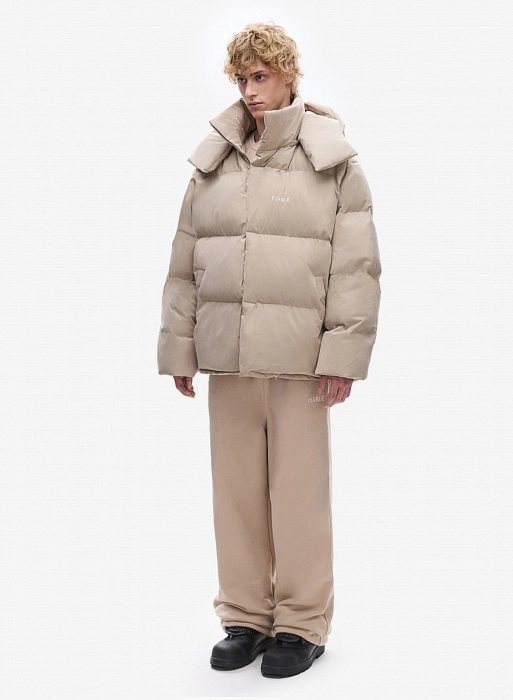 Пуховик FABLE TRACK FW2425 (Beige Sand)