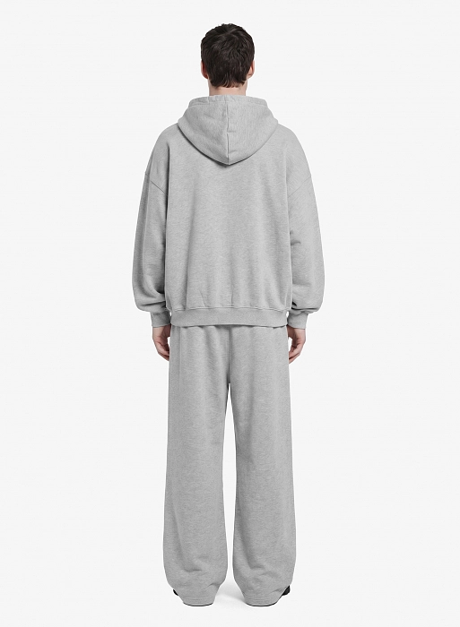 Худи zip FABLE UNIFORM NEW (Grey Melange)