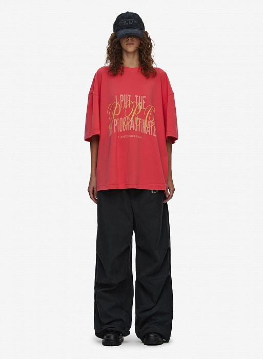 Футболка с принтом  FABLE FW2425 (Red)