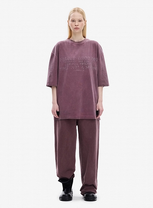 Футболка FABLE FW2425 (Washed Purple)
