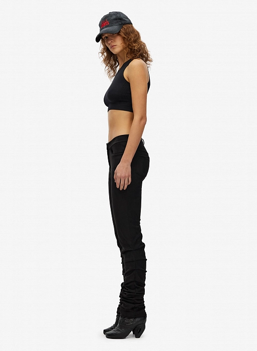Брюки женские из замши FABLE FW2425 (Black)