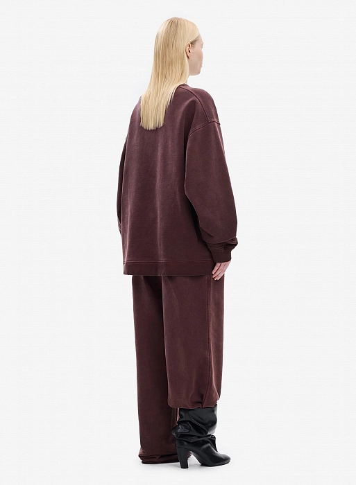 Свитшот FABLE FW2425 (Washed Burgundy)