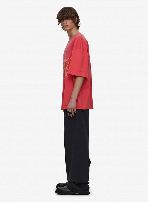 Футболка с принтом  FABLE FW2425 (Red)