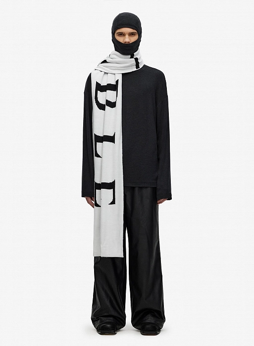 Шарф FABLE FW2425 (Black and White)