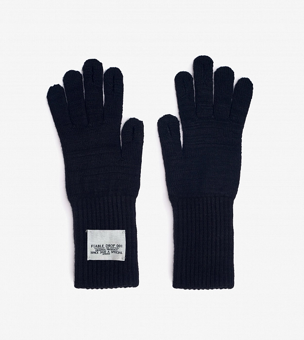 Перчатки вязаные FABLE FW2425 (Black)