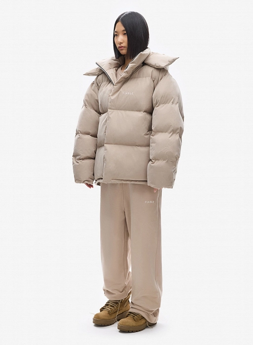 Пуховик FABLE TRACK FW2425 (Beige Sand)